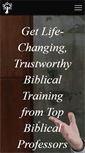 Mobile Screenshot of biblicaltraining.org