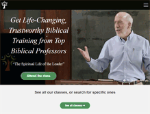 Tablet Screenshot of biblicaltraining.org